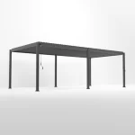 Nova - Titan Aluminium Pergola - 8m x 3m Pergola - Grey