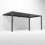 Nova - Titan Wall Mounted Pergola - 6m x 3m Pergola - Grey