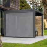 Nova - Titan Pergola Pull Down Screen - 3m - Grey